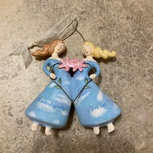 2004 hallmark keepsake kindred spirits angels ornament NWOB sisters friends bff